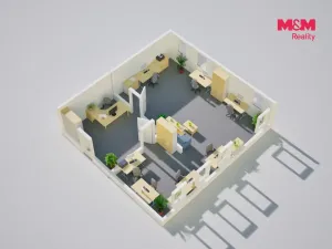 Pronájem kanceláře, Ústí nad Labem - Klíše, V Zahrádkách, 63 m2