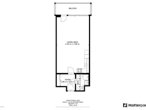 Pronájem bytu 1+kk, Praha - Holešovice, Osadní, 49 m2