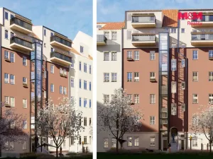 Prodej bytu 2+kk, Praha - Smíchov, Grafická, 42 m2