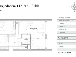 Prodej bytu 3+kk, Praha - Krč, Hurbanova, 68 m2