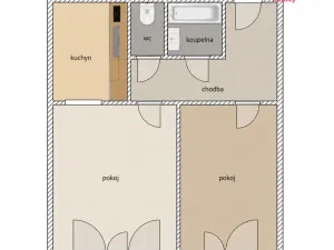 Prodej bytu 2+kk, Havířov - Šumbark, Zvonková, 51 m2