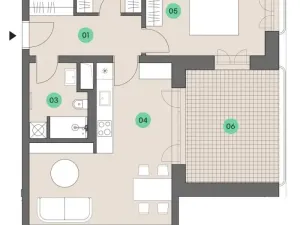 Prodej bytu 2+kk, Praha - Lochkov, U sladovny, 56 m2