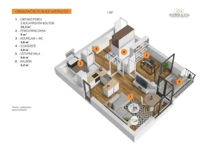 Pronájem bytu 4+kk, Praha - Prosek, Žitenická, 99 m2