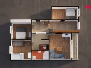 Prodej bytu 4+1, Teplice - Trnovany, Olbrachtova, 88 m2