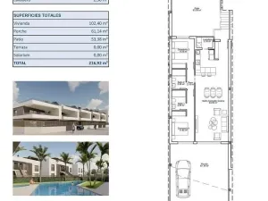 Prodej rodinného domu, Pilar de La Horadada, Alicante, Španělsko, 102 m2