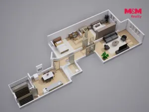 Prodej bytu 3+1, Teplice, Duchcovská, 102 m2