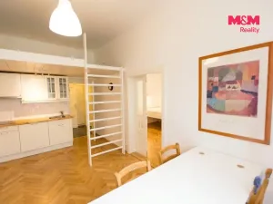 Pronájem bytu 2+kk, Praha - Smíchov, Na Březince, 46 m2