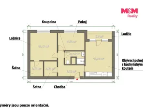 Prodej bytu 3+kk, Plzeň - Lobzy, Partyzánská, 60 m2