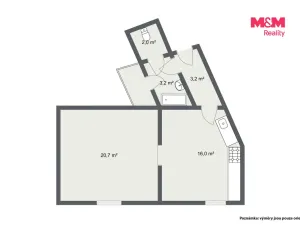 Prodej bytu 2+kk, Karlovy Vary - Drahovice, Mattoniho nábřeží, 45 m2