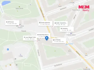 Pronájem bytu 2+kk, Praha - Vinohrady, Vozová, 47 m2