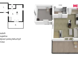 Prodej chaty, Český Krumlov - Latrán, Chvalšinská, 79 m2