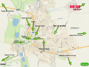Prodej bytu 3+1, Zásmuky, Družstevní, 77 m2
