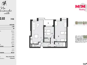 Prodej bytu 3+kk, Brandýs nad Labem-Stará Boleslav, Dřevčická, 89 m2