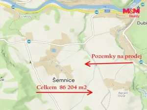 Prodej pole, Šemnice, 86204 m2