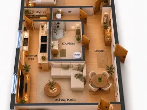 Prodej bytu 3+kk, Vysoké Mýto, Šnakov, 70 m2
