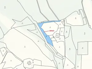 Dražba pozemku, Valašská Bystřice, 1928 m2