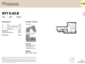 Prodej bytu 1+kk, Brno, 29 m2
