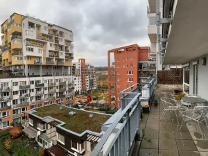 Pronájem bytu 2+kk, Praha - Vysočany, Pod Harfou, 56 m2