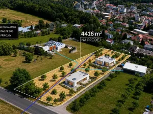 Prodej pozemku pro bydlení, Luhačovice, Slunná, 4416 m2