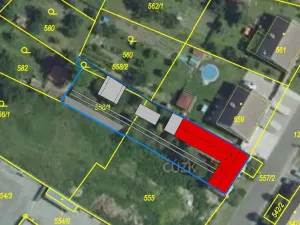 Prodej pozemku, Jevišovka, Nádražní, 750 m2