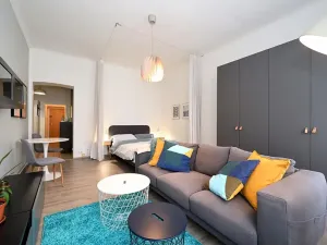 Pronájem bytu 1+1, Praha - Vršovice, Moskevská, 36 m2