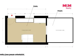Prodej chaty, Sušice - Chmelná, 12 m2