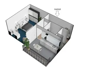 Prodej bytu 1+1, Brno, Nejedlého, 38 m2