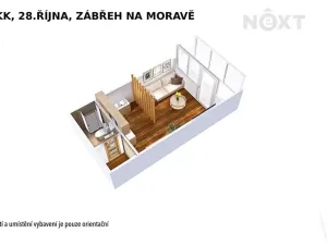 Prodej bytu 1+kk, Zábřeh, 28. října, 19 m2