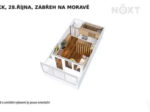 Prodej bytu 1+kk, Zábřeh, 28. října, 19 m2