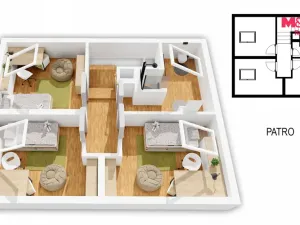 Prodej bytu 5+1, Poděbrady - Poděbrady III, Na Dláždění, 140 m2