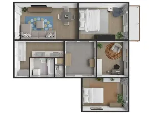 Prodej bytu 4+1, Brno, Turgeněvova, 89 m2