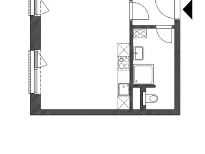 Prodej bytu 1+kk, Brno, Bohunická, 36 m2