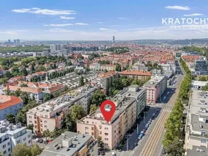 Prodej bytu 2+kk, Praha - Žižkov, Hartigova, 49 m2