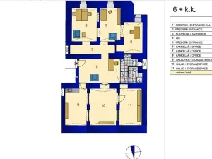 Pronájem kanceláře, Praha - Vinohrady, Mánesova, 135 m2