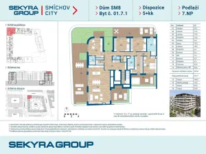 Prodej bytu 5+kk, Praha - Smíchov, Šiklové, 227 m2