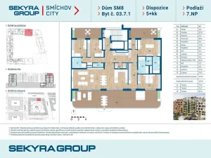 Prodej bytu 5+kk, Praha - Smíchov, Šiklové, 210 m2