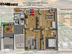 Prodej rodinného domu, Moravský Krumlov, Seifertova, 400 m2