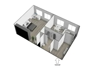 Prodej bytu 2+kk, Letovice, Komenského, 50 m2