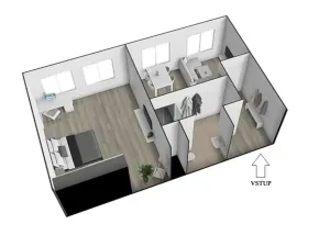 Prodej bytu 2+kk, Letovice, Komenského, 50 m2