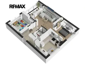 Pronájem bytu 3+1, Cvikov, Sídliště, 73 m2