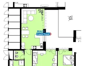 Pronájem bytu 3+kk, Olomouc, Edmunda Husserla, 97 m2