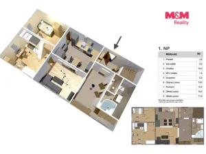 Prodej rodinného domu, Komárov, Sokolovická, 200 m2