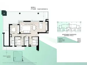 Prodej bytu 4+kk, Los Alcazares, Murcia, Španělsko, 99 m2