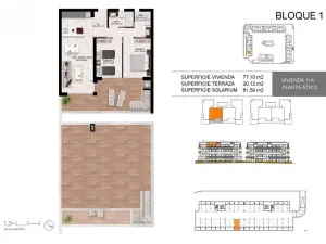 Prodej bytu 3+kk, Torrevieja, Alicante, Španělsko, 77 m2