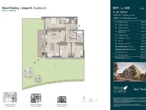 Prodej bytu 4+kk, Praha - Dolní Chabry, Podhorská, 115 m2