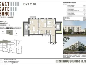 Prodej bytu 3+kk, Brno, Řípská, 82 m2