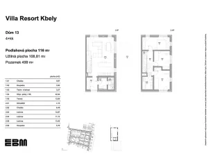 Prodej rodinného domu, Praha - Kbely, K Vinoři, 116 m2