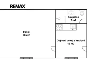 Pronájem bytu 2+kk, Ořech, V Chaloupkách, 50 m2