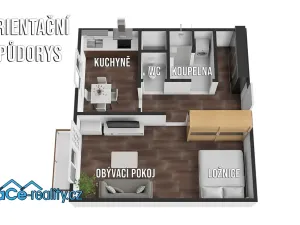 Prodej bytu 1+1, Hradec Králové, Brožíkova, 40 m2
