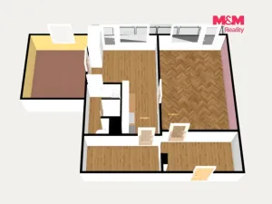 Prodej bytu 2+1, Cheb, Obětí nacismu, 66 m2